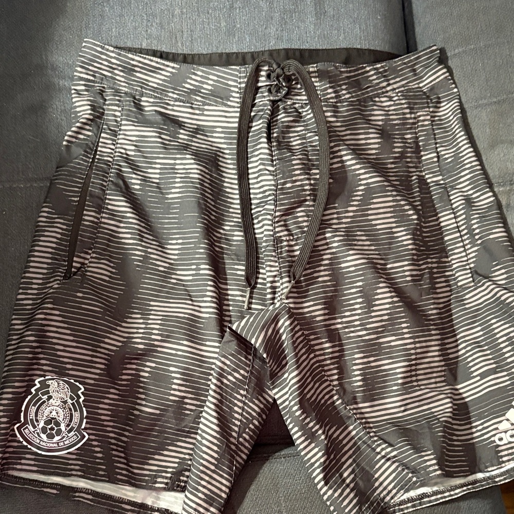 adidas Black and Gray Athletic Shorts